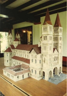 Az Oberlin College, Ohio építőkocka gyűjteményéből készült képzeletbeli templom